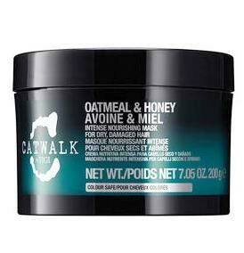 Juuksemask kuivadele, kahjustatud juustele - TIGI Catwalk Oatmeal & Honey Nourishing Masque